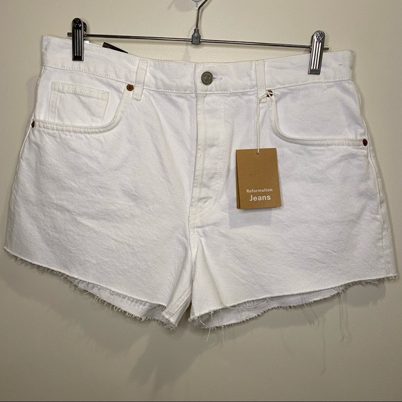 REFORMATION Charlie High Rise Jean Short 30 - Picture 5 of 8